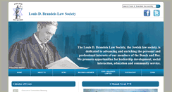 Desktop Screenshot of brandeislawsociety.com